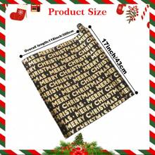 17 pouces x 120 pieds Papier cadeau de Noël - Motif d'arbre de Noël en relief 3D rouge/noir/vert avec feuille d'or, convient pour le Nouvel An, les anniversaires, les fêtes, les artisanats et les projets artistiques