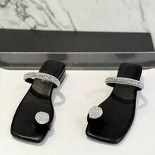 Women Flat Sandals - 黑色 - 查看 7