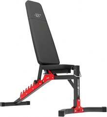 Adjustable Dumbbell Bench MH-L115 – Strong And Durable Structure – Adjustable Seat And Backrest – Multifunctional Device For Home Training – Black