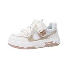 Women Cricket Shoes - 白/卡其子(單網) - 查看 2