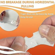 Nano Double Sided Adhesive Tape Heavy Duty, Strong Mounting Tape, Clear Double Sided Stick Tape For Walls, Poster, Wall Hanging, Craft Mounting 1 Inch X 9.85FT - 1 Inch X 9.85FT_ - View 6
