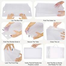 10/20 Pack Shoe Storage Boxes - Stackable Storage Boxes For Shoe/Trainer Storage -Shoe Organiser Box Set For Men/Women - Travel Shoe Boxes - 20 Pack - View 4