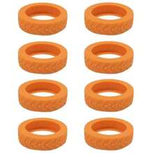 8 Piezas/Set Protectores de Ruedas de Maleta de Viaje de Silicona, Cubiertas para Ruedas de Trolley con Sonido Silencioso para Reducir el Ruido