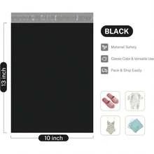 Metronic Poly Mailers 10x13 100 Pcs |   Small Shipping Bags For Clothing |   Mailing Bags For Small Business, Shipping Envelopes,Packing Bags In Black - Black - View 9