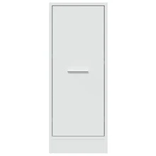 Mobiletto da farmacia bianco Larryhot 30x41x77,5 cm in legno ingegnerizzato, bello e pratico, ideale per riporre e decorare la casa - Bianco - Visualizzare 5