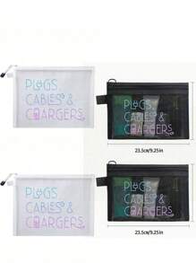 حقيبة تجميل شبكية بنمط كابل البيانات، حقيبة تخزين محمولة بوسادة هوائية حمراء، حقيبة مستحضرات التجميل، حقيبة العناية بالبشرة، الضروريات السفرية، لوازم السكن الجامعي، هدايا العروس، هدايا الأم، هدايا عيد الميلاد، هدايا للأصدقاء والمعلمين، تخزين الحمام، تخزين المجوهرات، تخزين زيت الشفاه ومستحضرات التجميل، حقيبة للعودة إلى المدرسة، حقيبة سفر للنساء، حقيبة مكياج للسفر