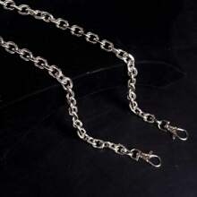 80cm Metal Chain Pants Chain Accessories, Streetwear Hip Hop Unique Hanging Decoration For Pants, Bags Fall, Autumn, Halloween Autumn-Winter Accessories,Suitable For Teens, Youth,Men,Casual, Outdoor, Athletic, Vacation, Graduation Gifts, Birthday, Daily Wear