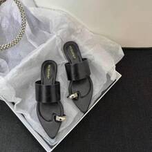 Women Heeled Sandals - 黑色 - 查看 7