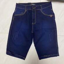 Kit 2 Men's Lycra Bermuda Jeans - Multicolor - View 2
