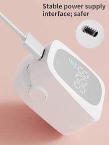 UV LED Nail Lamp, Finger Nail Cleaning Light For Toenail Repair, Highly Effective Portable Repair Light With Smart Digital Display, Small And User Friendly For Nail Use, Warm And For Daily Cleaning, 400mAh
