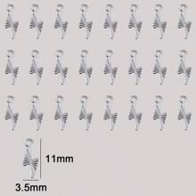 39/59pcs Stainless Steel Assorted Embossed Patterns, Leaf Embossed, Shell Embossed - Suitable For Jewelry Making, Handmade DIY Pendants, Necklaces, Bracelets, Earrings, Jewelry Accessories