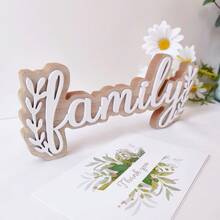1pc Wooden Letter Pattern Hanging Decoration Best Gifts Birthday Graduation - Multicolor - View 12