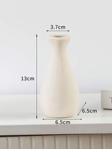 6 piezas Jarrones cerámicos miniatura de estilo nórdico minimalista para flores secas, decoración de escritorio, oficina, sala de estar, accesorios hechos a mano para el hogar, decoración del hogar, jarrones de flores, jarrones de vidrio