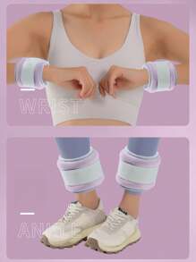 2pcs Ankle/Wrist Weights, Sand Bag, Leg Weights, Dance, Running, Training, Dance Performance Equipment, Leg & Ankle Weights, Fitness Exercise Gear