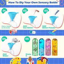 2/4/6 件感官瓶，13.5 盎司塑料容器，用于感官缓解