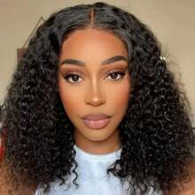 Water Wave Curly Short Bob Wig Prop For Women - Heat-Resistant Fiber, Casual & Everyday Style For All Occasions, 14 Inch