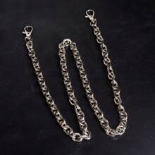 80cm Metal Chain Pants Chain Accessories, Streetwear Hip Hop Unique Hanging Decoration For Pants, Bags Fall, Autumn, Halloween Autumn-Winter Accessories,Suitable For Teens, Youth,Men,Casual, Outdoor, Athletic, Vacation, Graduation Gifts, Birthday, Daily Wear