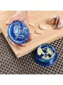 2pcs,Must-Have Kitchen Gadget: Garlic Press & Crusher Tool - Multi-Functional For Mincing, Grinding, Mashing Garlic, Easy To Clean, Time-Saving - Perfect For Home Kitchens, Restaurants, Cooking, Meal Prep - Ideal For Chefs, Home Cooks, Food Enthusiasts, Housewives - Great Gift For Christmas, Birthdays, Housewarmings,