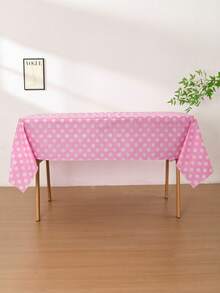 1 件，一次性桌布，客厅红色圆点桌布，户外野餐烧烤装饰，桌布，生日派对装饰夏季礼物婚礼海滩返校学校用品房间装饰 - 彩色 - 查看 11