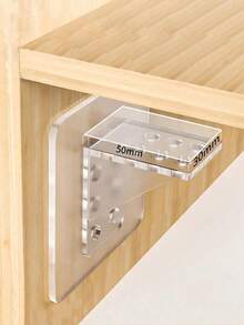 30 piezas Clavijas de soporte para estantes, Clips adhesivos para estantes, Clavijas para estantes de gran resistencia, Adecuados para gabinetes de cocina, estanterías, armarios, Fijadores transparentes para estantes de gabinete, Para uso doméstico - transparente - Ver 9