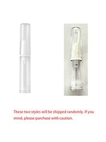 5毫升液体粉底瓶，真空抗氧化鸭嘴式便携旅行装乳液面霜笔，透明旋转笔，灰色砂纸指甲锉双面摩擦条，化妆唇彩容器涂抹器睫毛增长液管，化妆唇彩涂抹器，睫毛增长精华液管 - 無色 - 查看 9