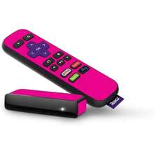 MightySkins Skin Compatible With Roku Express Remote Solid Hot Pink Protective Durable And Unique Vinyl Decal Wrap Cover Easy To Apply Remove And Change Styles Made In The USA - Hồng nóng bỏng - Xem 1