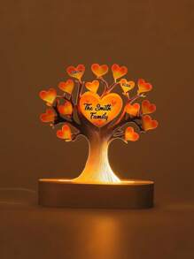 Tree Of Life Name Night Light, Family Souvenir, Custom Family Tree Night Light With Little Friend's Name, Birthday Gift, Gift For Mom, Anniversary, Holiday Gift, His Gift, Her Gift
