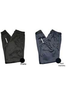 kit2 CALÇAS MASCULINAS IDEAL PARA ACADEMIA E ESPORTES TENDENCIA MODA MASCULINA - Azul escuro - Visão 1