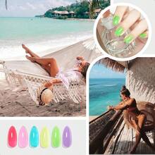 Nail Ue Gel 6 In 1 For PressOn Nail Tips Long Lasting Extension Strong Hold BrushOn UV Adhesive For Acrylic Tips Quick Dry LowOdor No PopOff DIY At Home Salon Art Use-0345 - 14-Nhiều màu - Xem 7