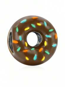 MIHUA 1 件闪光相机、啤酒杯、红酒杯、甜甜圈、炸薯条串珠，适合原创蛇形手链项链串珠，可 DIY 925 银饰品制作，适合送给女孩女儿的珠宝礼物 - 彩色 - 查看 13