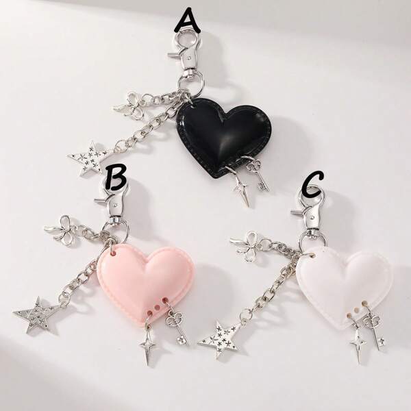 1 pièce Ornement suspendu papillon en acrylique avec perles, joli porte-clés charm pour sac, cadeau pour filles, accessoire élégant pour sac, porte-clés pour sac, accessoire pour voiture pour femmes
