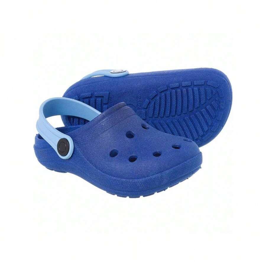 Croks Children's Slipper For Boys And Girls, Unisex, Comfortable, Lightweight, Child, School, Daycare, Everyday - 藏蓝色 - 查看 1