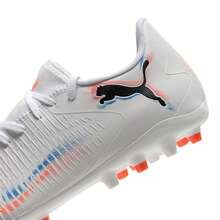 Nike FUTURE 8 PLAY MG Football Shoes, MG Studs, Shock-Absorbing, Men's Field Training & Match, 108604-01 - Puma White-black-bright Red - View 8