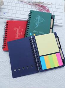 1 قطعة (مع قلم) دفتر جيب مخصص النص والتصميم الشخصي ومجموعة ألواح تذكير، مناسب للعمل والرسائل المنزلية والدراسة والإشارات الفهرسية، لوازم المكتب والمدرسة، جوائز القرطاسية، هدايا العودة إلى المدرسة، متعدد الوظائف، زخرفي، قابل لإعادة الاستخدام، حديث، ملون، جميل، فينتاج، كرتوني، كاواي، مخصص، شخصي، فريد، مخصص، للعمال، للعملاء، للطلاب، للأعمال/العمل