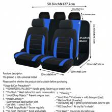 REMAX 9pcs Fabric Polyester Car Seat Covers With Airbag Compatible Universal Fit Seat Cushion Auto Accessories New Design For Women,Car Seat Cover Full Set