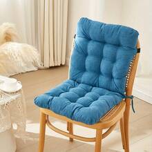 1PC Thicken Chair Cushion, Soft Filled, Machine Washable, Polyester Cover, For Dining, Office, Computer Chairs, All-Season Use - Multicolor - View 3