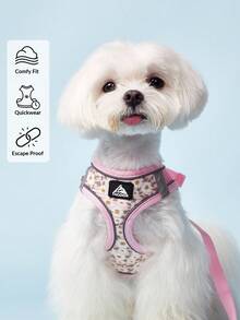 PETSIN 狗狗背帶,可讓狗狗在街上自由安全地散步 - 粉色 - 查看 2