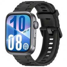 1pc Soft Silicone Sports Case + Strap Compatible With Hua Wei Watch Fit 4 Pro Band Men/Women,Heavy-Duty Sweatproof Rubber Cover Bracelet Wristband Compatible With Hua Wei Watch Fit 4Pro Smartwatch Accessories, School Supplies For Students Campus Essentials