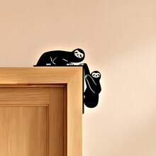 Hello Young 1 件“创意剪影墙贴 - 艺术贴纸，提升门、角落和框架的时尚气息”，适用于现代家居装饰、家居装饰、房间装饰、卧室装饰、浴室装饰、防水、防锈且耐用、墙壁装饰、生日礼物、厨房