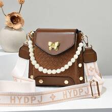 Women Shoulder Bags - 棕色 - 查看 2