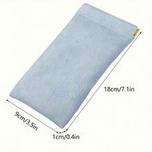 4-Pack Soft Fashion Glasses Storage Bags, Daily Portable Squeeze Top Glasses Case, Simple Solid Color Glasses Storage Bag, Suitable For Fashion Glasses, Sunglasses, Reading Glasses, And Prescription Glasses Accessories