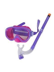 Kids & Adults Snorkel Set - Anti-Fog Swim Goggles, Diving Mask, And Breathing Tube For Swimming And Snorkeling