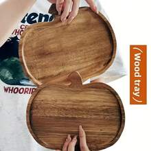 Wooden Pumpkin Tray, Snacks, Candy, Appetizers, Fruit Decorative Tray, Reusable Dessert Plate, Multifunctional Tabletop Display Tray, Wooden Cheese Board, Suitable For Desserts, Fruits And Coffee, Elegant Halloween, Thanksgiving, Christmas, Easter Serving Platter, Home Decor Gift Idea, Suitable For Home, Kitchen, Party, Wedding And Holiday Gifts