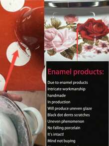 3件套搪瓷炊具套装，加厚双耳搪瓷烹饪锅，适用于燃气和电磁炉，包括带盖汤锅，搪瓷炖锅，搪瓷碗