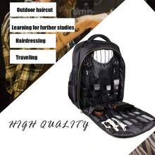 Barber Supplies Bag Organizer For Clippers And Supplies, Portable Clipper Bags And Cases For Men, Hairstylist Clipper Backpack For Barber Ools Storage Traveling Bag Case - 最初的 - 查看 3