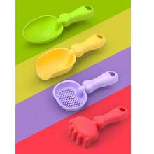 Set Juguetes de Playa Para Niños Modelos Castillo de Animales 18 PCS - Multicolor - Ver 4