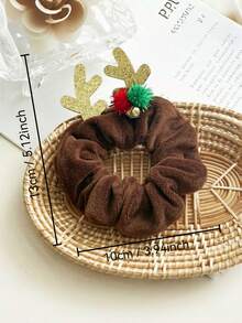 1 szt. gumek do włosów na Halloween z uroczymi akcentami nietoperza i pająka, modne gumki do włosów z materiału Y2K, fantazyjne gumki w kreskówkowym stylu dla kobiet - świąteczne akcesoria do włosów na imprezy