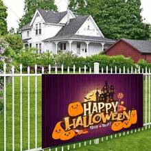 1pc/3PCS Wall Art Poster Optional Frame Happy Halloween Backdrop Horror Moon Pumpkin Witch Bat Castle A Little Boo Is Almost Due Baby Photography Background Party Decor Home Decor Halloween Decor Room Decor - Multicolor - View 7