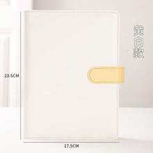 1pc A5 Pink White 6 Hole Loose-Leaf Photo Album Photo Card Collection Book With 20 Pieces Four-Square Inner Pocket,Back To School ,School Supplies - Pink - View 5