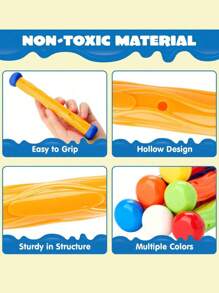 4pcs-Diving Sticks Pool , Underwater Training Pool Dive Stick For , Colorful Swimming Sinking Throwing Sticks For Gifts Summer Swim Training Water Fun Pool, Underwater Diving Stick Toy Visual Development 3+ Pool Diving Toy Colorful Lightweight, Summer New Diving Pool Toys Treasure Hunting Swimming Practice Buoyancy Cloth Sticks Underwater Floating Cognition Toys - Multicolor - View 4